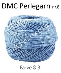 DMC Perlegarn nr. 8 farve 813